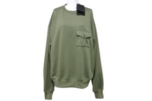 Load image into Gallery viewer, 新品未使用 DAIWA PIER39 ダイワ ピア TECH SWEAT MIL POCKET CREW スウェット 長袖 BE-53023-OLV ポリエステル カーキ M 47643
