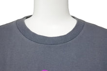 画像をギャラリービューアに読み込む, STTUSY ステューシー 半袖Ｔシャツ シルク コットン グレー パープル M 美品 中古 47667