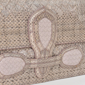 極美品 BOTTEGAVENETA ボッテガヴェネタ イントレチャート リアルト チェーン ショルダーバッグ B05504198Z ピンク 中古 4a004771