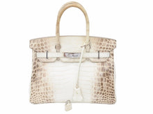 Load image into Gallery viewer, HERMES エルメス バーキン30 ヒマラヤ ニロティカスマット シルバー金具 □P刻印 良品 中古 47735
