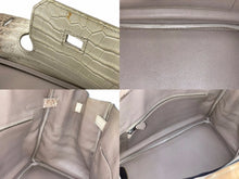 Load image into Gallery viewer, HERMES エルメス バーキン30 ヒマラヤ ニロティカスマット シルバー金具 □P刻印 良品 中古 47735