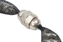 画像をギャラリービューアに読み込む, 初期 JEAN PAUL GAULTIER ジャンポールゴルチェ ネックレス チョーカー マイアミ型 キューバン ネット シルバー 美品 中古 47771