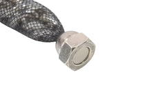 画像をギャラリービューアに読み込む, 初期 JEAN PAUL GAULTIER ジャンポールゴルチェ ネックレス チョーカー マイアミ型 キューバン ネット シルバー 美品 中古 47771