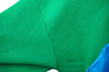 Load image into Gallery viewer, 極美品 ERL イーアールエル フレイドパーカー フーディー グリーン ブルー Swirl サイズL コットン 中古 47800