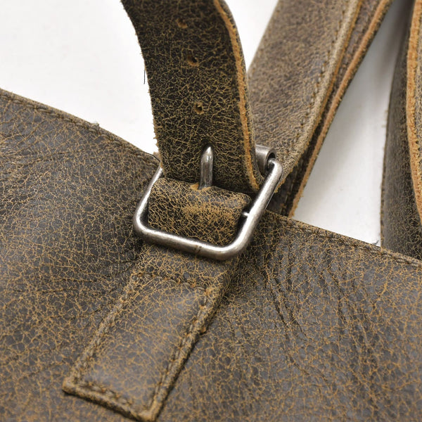 Jean Paul Gaultier Jean Paul Gaultier × Knowles Leather Bustier 23/14-F-TO089-L504-60 Brown Leather Studs 36 Size Good Condition Used 4a004781