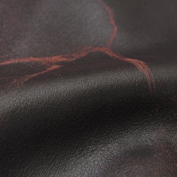 Very Good Condition Yohji Yamamoto POUR HOMME 92AW Leather Coat HS-J13-712 Size M Scratched Archive Used 4a004782