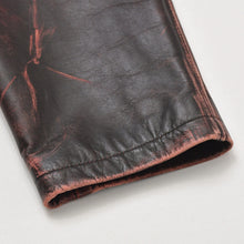 画像をギャラリービューアに読み込む, 極美品 Yohji Yamamoto POUR HOMME ヨウジヤマモト プールオム 92AW レザーコート HS-J13-712 サイズM 擦れ加工 アーカイブ 中古 4a004782