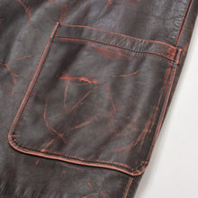 画像をギャラリービューアに読み込む, 極美品 Yohji Yamamoto POUR HOMME ヨウジヤマモト プールオム 92AW レザーコート HS-J13-712 サイズM 擦れ加工 アーカイブ 中古 4a004782