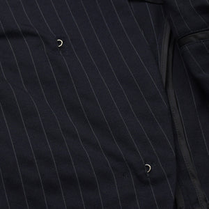COMME des GARCONS コムデギャルソン 07AW パデッドハンドグローブ ピンストライプジャケット GT-J053 サイズSS ネイビー 美品 中古 4a004783