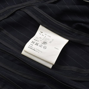 COMME des GARCONS コムデギャルソン 07AW パデッドハンドグローブ ピンストライプジャケット GT-J053 サイズSS ネイビー 美品 中古 4a004783