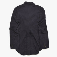 画像をギャラリービューアに読み込む, COMME des GARCONS コムデギャルソン 07AW パデッドハンドグローブ ピンストライプジャケット GT-J053 サイズSS ネイビー 美品 中古 4a004783