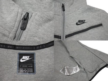 画像をギャラリービューアに読み込む, NIKE ナイキ キッズ スポーツウェア テックフリース フルジップ セットテックフリース セットアップ グレー サイズ4T 美品 中古 47935