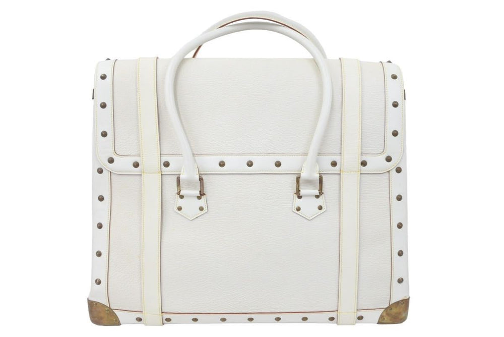 LOUIS VUITTON ルイヴィトン エクストラヴァガン 限定品 ハンドバッグ スハリレザー アイボリー スタッズ M91803 中古 47954