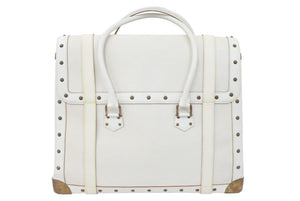 LOUIS VUITTON Extravagan Limited Edition Handbag Suhari Leather Ivory Studs M91803 Used 47954