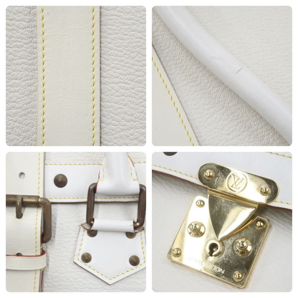 LOUIS VUITTON Extravagan Limited Edition Handbag Suhari Leather Ivory Studs M91803 Used 47954