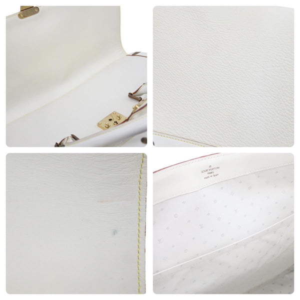 LOUIS VUITTON Extravagan Limited Edition Handbag Suhari Leather Ivory Studs M91803 Used 47954