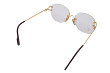 画像をギャラリービューアに読み込む, CARTIER カルティエ メガネ ゴールド レッド 135 1560112刻印 メガネケース 美品 中古 48065