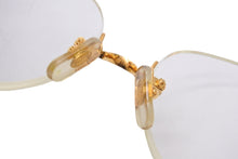 画像をギャラリービューアに読み込む, CARTIER カルティエ メガネ ゴールド レッド 135 1560112刻印 メガネケース 美品 中古 48065