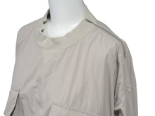 画像をギャラリービューアに読み込む, Sacai サカイ ジャケット プルオーバー Taslan Nylon Pullover 23-03087M ベージュ ナイロン コットン サイズ3 美品 中古 48074