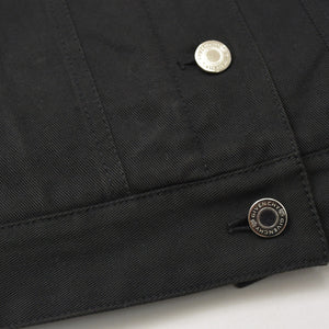 GIVENCHY Leather Jacket Zipper Design 14P 1513 600 Lambskin Black Silver Hardware Size 34 Good Condition Used 4a004809