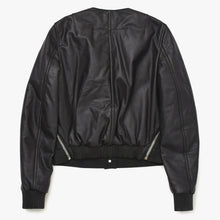 Load image into Gallery viewer, GIVENCHY ジバンシー レザージャケット ジッパーデザイン 14P 1513 600 ラムスキン ブラック シルバー金具 サイズ34 美品 中古 4a004809
