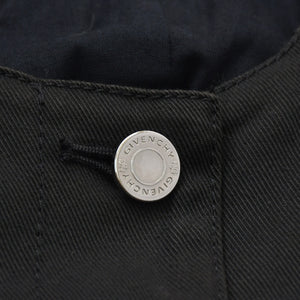 GIVENCHY Leather Jacket Zipper Design 14P 1513 600 Lambskin Black Silver Hardware Size 34 Good Condition Used 4a004809