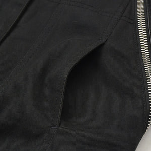 GIVENCHY Leather Jacket Zipper Design 14P 1513 600 Lambskin Black Silver Hardware Size 34 Good Condition Used 4a004809