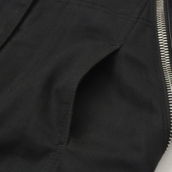 GIVENCHY Leather Jacket Zipper Design 14P 1513 600 Lambskin Black Silver Hardware Size 34 Good Condition Used 4a004809