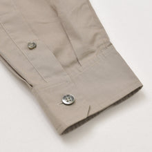 Load image into Gallery viewer, HERMES エルメス シャツ ロングスリーブシャツ 長袖シャツ ベージュ グレー サイズ34 美品 中古 4a004810