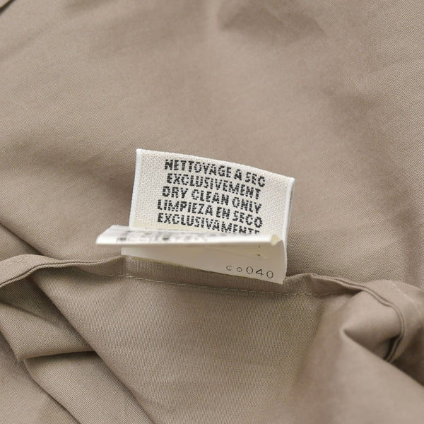 HERMES エルメス シャツ ロングスリーブシャツ 長袖シャツ ベージュ グレー サイズ34 美品 中古 4a004810