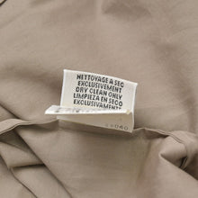 Load image into Gallery viewer, HERMES エルメス シャツ ロングスリーブシャツ 長袖シャツ ベージュ グレー サイズ34 美品 中古 4a004810