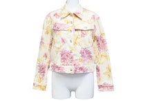 画像をギャラリービューアに読み込む, Christian Dior クリスチャンディオール ジャケット コットン ポリウレタン イエロー ピンク 36 1H12021163 美品 中古 48183