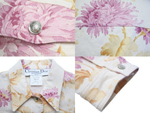 画像をギャラリービューアに読み込む, Christian Dior クリスチャンディオール ジャケット コットン ポリウレタン イエロー ピンク 36 1H12021163 美品 中古 48183