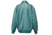 Load image into Gallery viewer, Pelle Pelle ペレペレ NEWYORK MILANO ブルゾン ヴィンテージ レザージャケット サイズ L グリーン メンズウェア 中古 48251