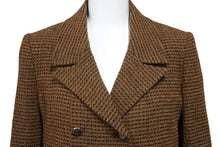 画像をギャラリービューアに読み込む, 極美品 CHANEL シャネル ヴィンテージ ツイードジャケット P09585V05959 ブラウン ガンメタ金具 サイズ34 中古 48274