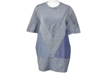 画像をギャラリービューアに読み込む, LOUIS VUITTON ルイヴィトン 半袖Ｔシャツ BORO ガストンV 刺繍 Tシャツ13SS インディゴ 刺し子 サイズ S CA36828 中古 48332