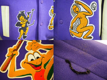 画像をギャラリービューアに読み込む, LOUIS VUITTON ルイヴィトン マルチパッチミックスドレザーバーシティブルゾン パープル ホワイト 1AAHHA サイズ48 美品 中古 48339