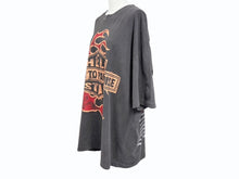Load image into Gallery viewer, 新品未使用 HELLSTAR ヘルスター PATH TO PARADISE 半袖Tシャツ サイズXL チャコール ハーレーサンプリング 中古 4b004842