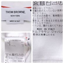画像をギャラリービューアに読み込む, 極美品 THOMBROWN トムブラウン 22SS ストライプ ショートスリーブ コットン ホワイト レッド ネイビー サイズ36 中古 48587