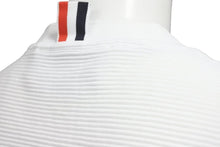 画像をギャラリービューアに読み込む, 極美品 THOMBROWN トムブラウン 22SS ストライプ ショートスリーブ コットン ホワイト レッド ネイビー サイズ36 中古 48587