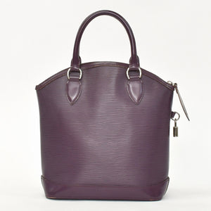 LOUIS VUITTON ルイヴィトン Purple パープル カシス エピ ロックイット M4229K ハンドバッグ 美品 中古 4a002486