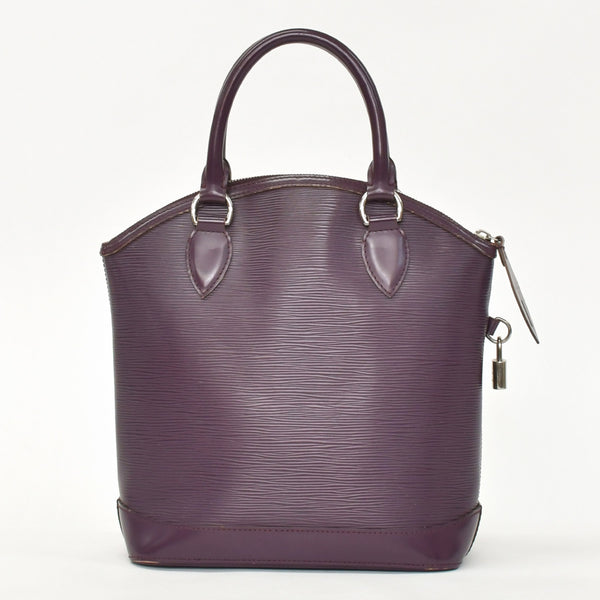 LOUIS VUITTON ルイヴィトン Purple パープル カシス エピ ロックイット M4229K ハンドバッグ 美品 中古 4a002486