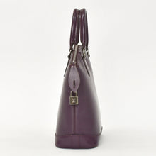 画像をギャラリービューアに読み込む, LOUIS VUITTON ルイヴィトン Purple パープル カシス エピ ロックイット M4229K ハンドバッグ 美品 中古 4a002486