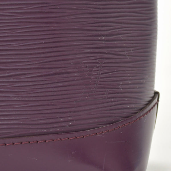 LOUIS VUITTON ルイヴィトン Purple パープル カシス エピ ロックイット M4229K ハンドバッグ 美品 中古 4a002486