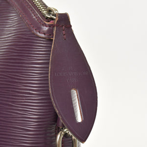 LOUIS VUITTON ルイヴィトン Purple パープル カシス エピ ロックイット M4229K ハンドバッグ 美品 中古 4a002486