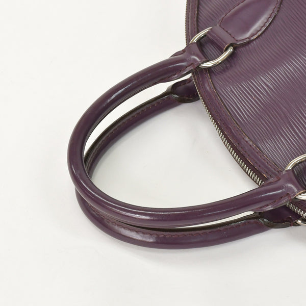 LOUIS VUITTON ルイヴィトン Purple パープル カシス エピ ロックイット M4229K ハンドバッグ 美品 中古 4a002486