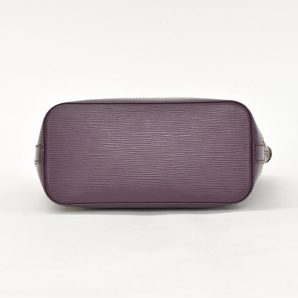 LOUIS VUITTON ルイヴィトン Purple パープル カシス エピ ロックイット M4229K ハンドバッグ 美品 中古 4a002486