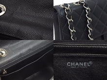 画像をギャラリービューアに読み込む, 極美品 シャネル マトラッセ30 チェーンショルダー キャビアスキン ブラック シルバー金具 バッグ レディース 中古 48625