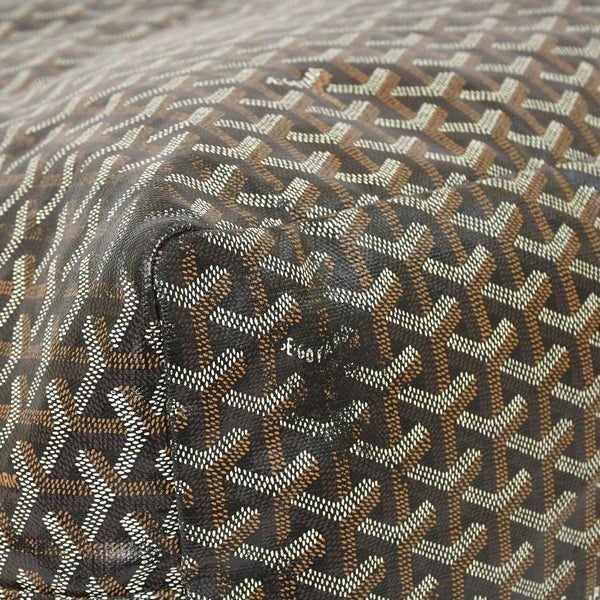 極美品 GOYARD ゴヤール SAINT LOUIS GM サンルイGM ブラウン トートバッグ PVCコーティングキャンバス 中古 4a004887