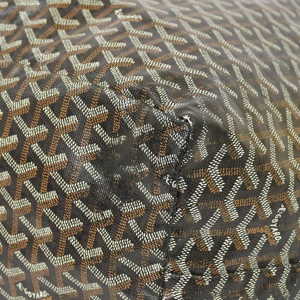 極美品 GOYARD ゴヤール SAINT LOUIS GM サンルイGM ブラウン トートバッグ PVCコーティングキャンバス 中古 4a004887